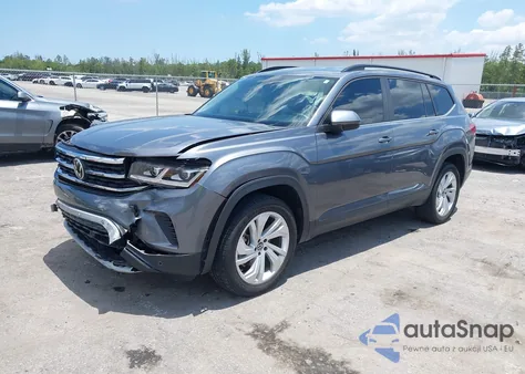 2021 Volkswagen Atlas 3.6L V6 Se W/Technology из США, поврежденный, VIN 1V2HR2CA9MC585740